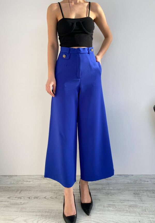 Lacivert Atlas Pantolon-10068