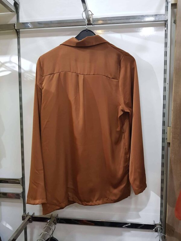 Modal Saten Kahverengi Takım - 10073