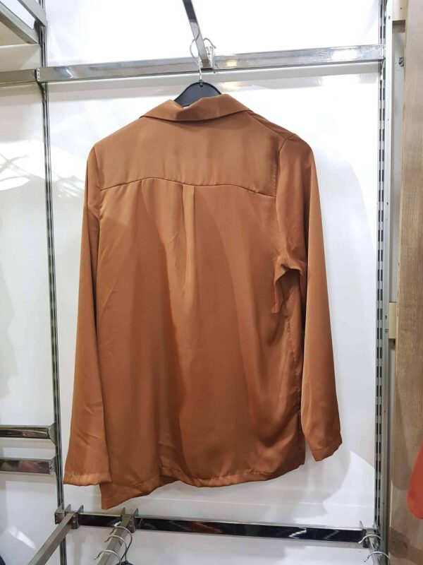 Modal Saten Kahverengi Takım - 10073