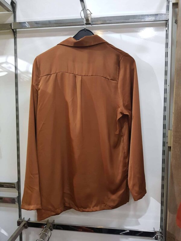 Modal Saten Kahverengi Takım - 10073