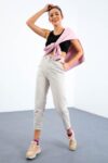 Siyah Basic Crop Top - 10163