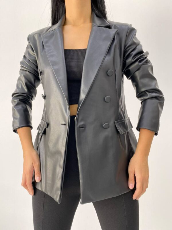 Belden Oturmalı Astarlı Zara Model Deri Ceket - 10165