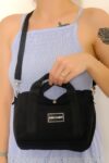 Siyah Askılı Çanta - T10006