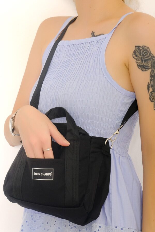 Siyah Askılı Çanta - T10006