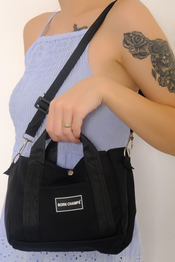 Siyah Askılı Çanta - T10006