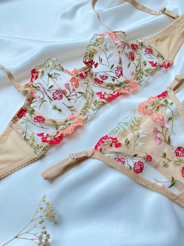 Nola Flower Balenli Bra Set - 10467
