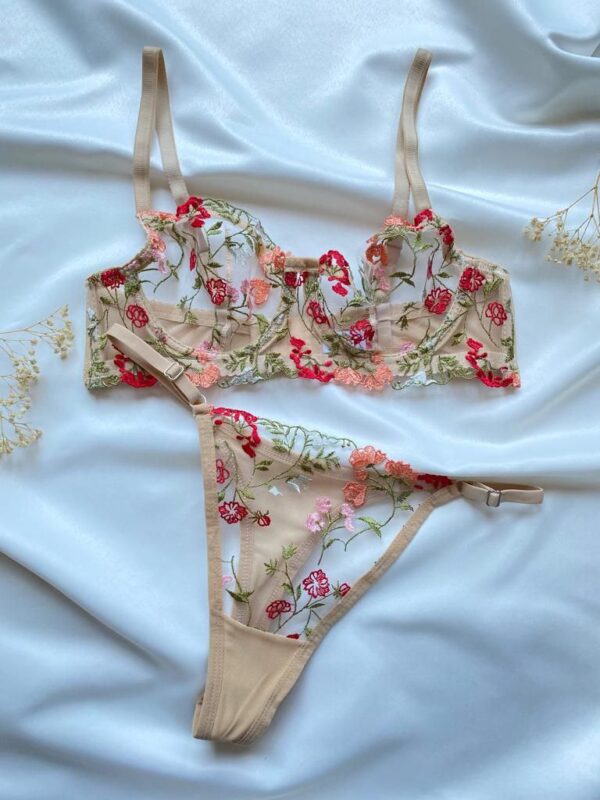 Nola Flower Balenli Bra Set - 10467