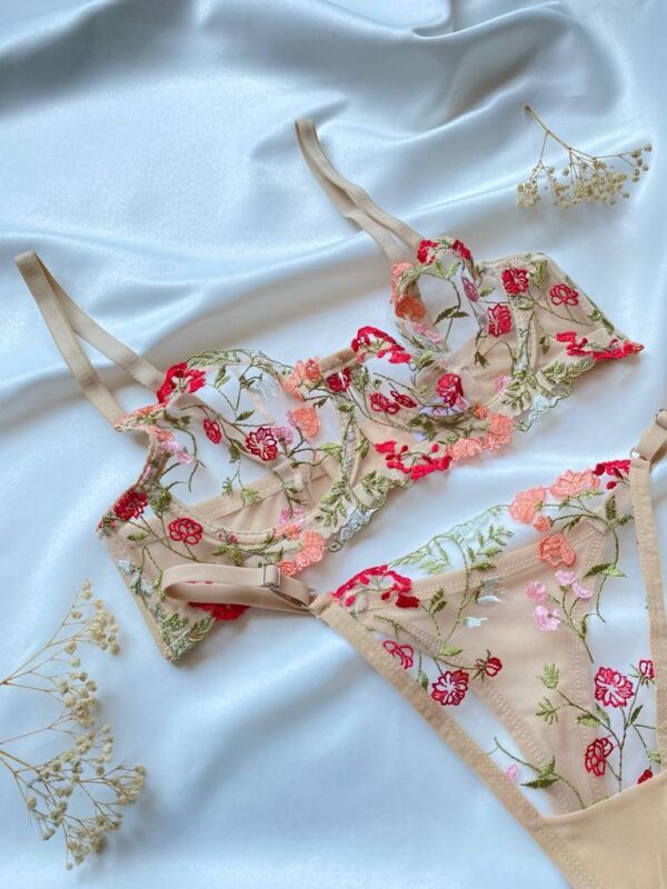 Nola Flower Balenli Bra Set - 10467