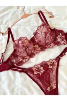 Hestia Bordo Balenli Bralet Takım - 10607