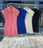 Kadın ZR Model Pembe Yakalı Etekli Elbise - 10713