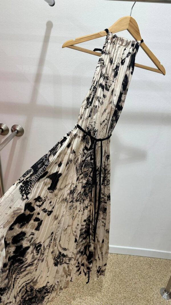 Kadın Nita Ekru Orj Marka Sırt Dekolteli Elbise - 10717