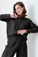 Kadın Zr Model Siyah Etekli Pantolon Takım - 10736