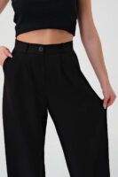 Kadın Zr Model Siyah Yüksek Bel Palazzo Pantolon - 10761