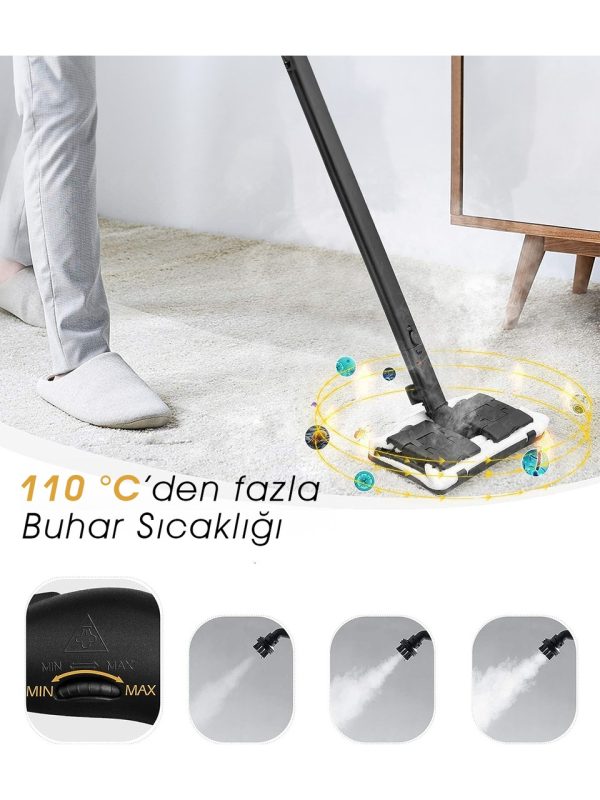 Pirantech CB-107C Çok Fonksiyonlu Buharlı Temizlik Makinası - Buharlı Temizleyici